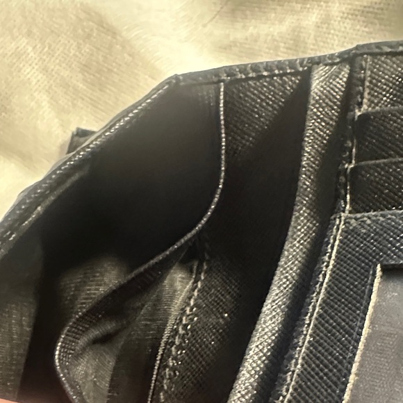 Black Salvador Ferragamo Wallet with Silver Hardware - Picture 5 of 11